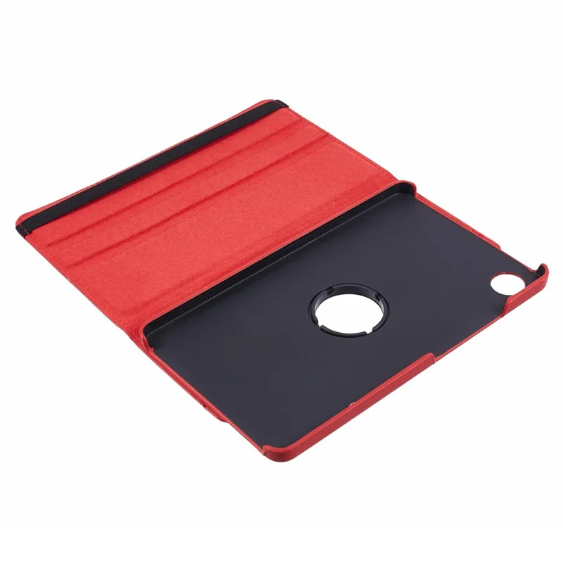 For Samsung Galaxy Tab A11 / A9 Case PU Leather Rotating Stand Tablet Cover - Red