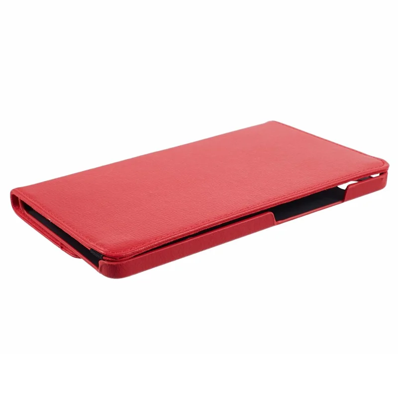 For Samsung Galaxy Tab A11 / A9 Case PU Leather Rotating Stand Tablet Cover - Red
