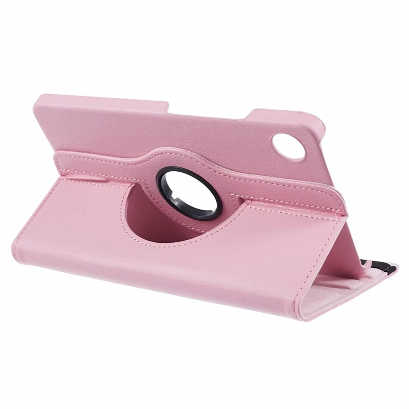 For Samsung Galaxy Tab A11 / A9 Case PU Leather Rotating Stand Tablet Cover - Pink