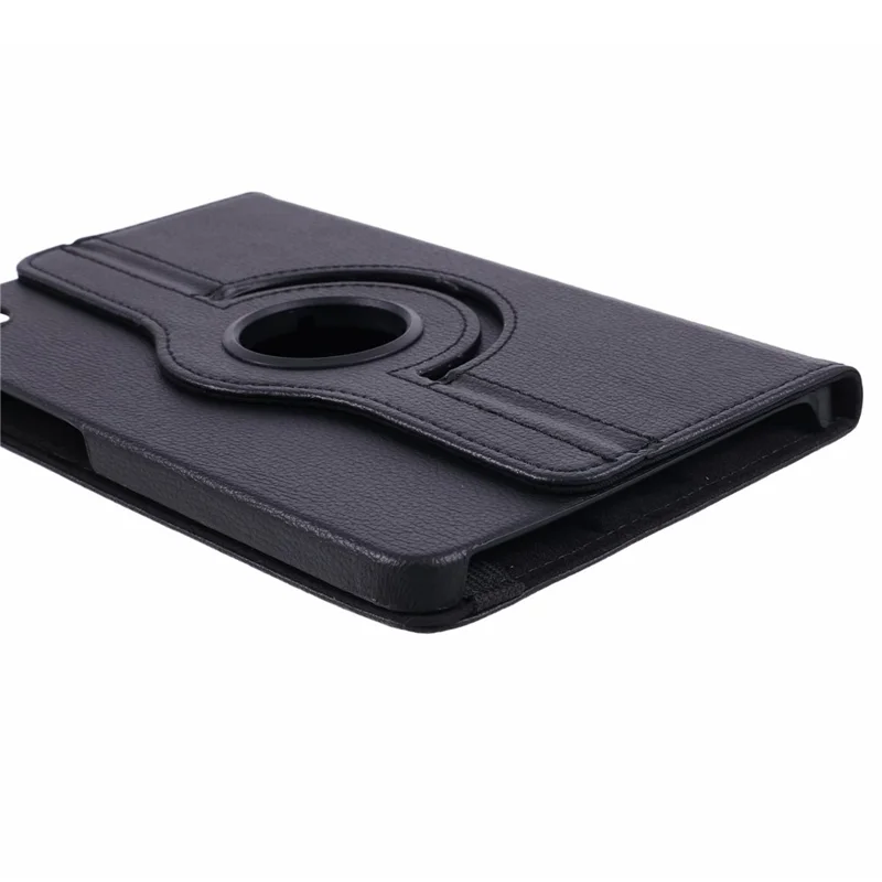 Para Samsung Galaxy Tab A9 Case PU Cubierta de Tableta de Cuero de Cuero - Negro