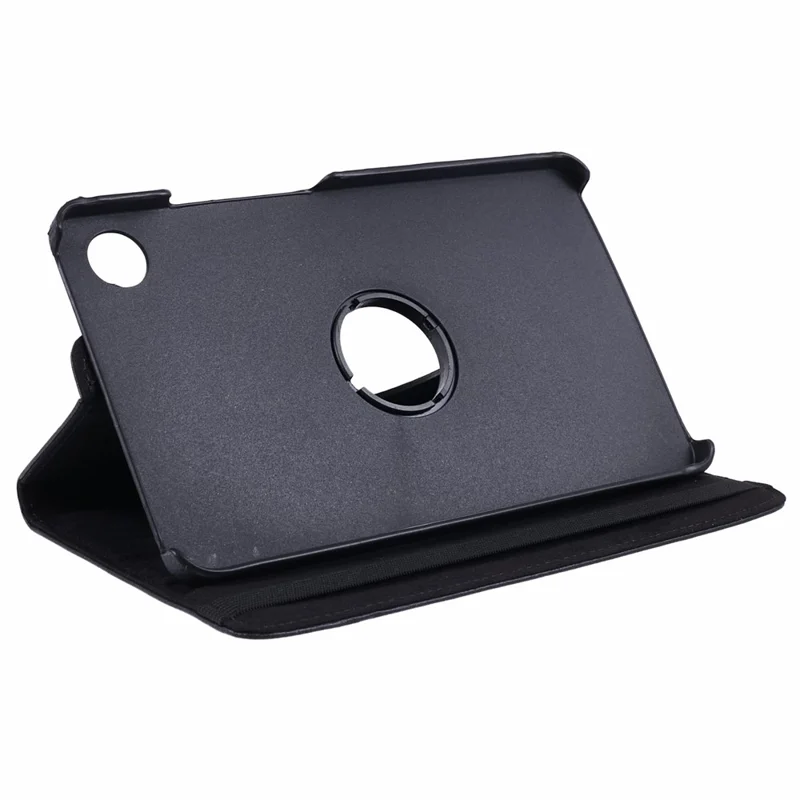 Para Samsung Galaxy Tab A9 Case PU Cubierta de Tableta de Cuero de Cuero - Negro