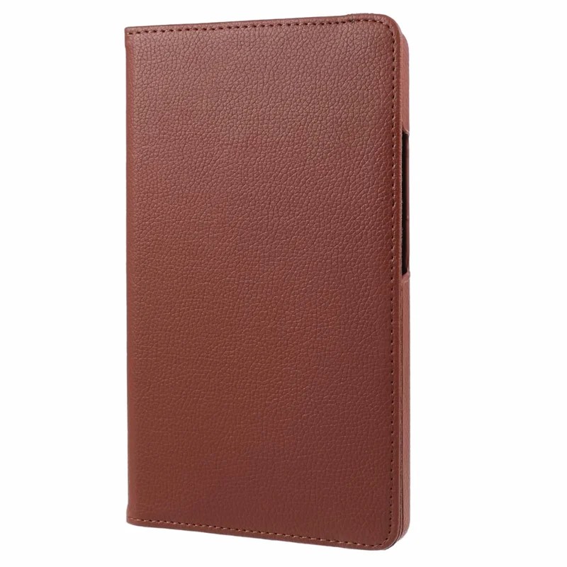 For Samsung Galaxy Tab A9 Case PU Leather Rotating Stand Tablet Cover - Brown