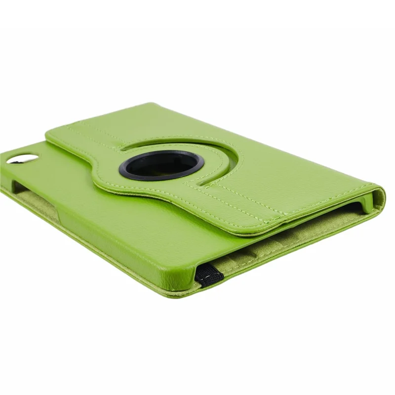 For Samsung Galaxy Tab A9 Case PU Leather Rotating Stand Tablet Cover - Green