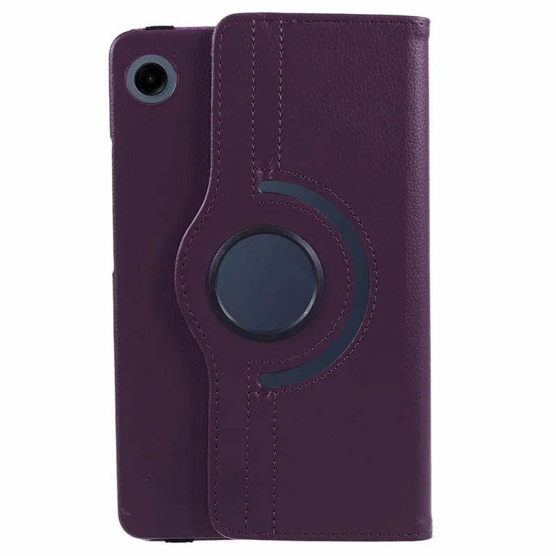 For Samsung Galaxy Tab A11 / A9 Case PU Leather Rotating Stand Tablet Cover - Purple
