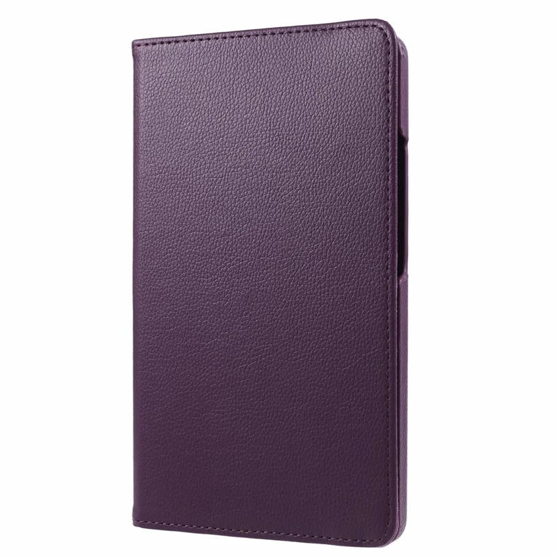 For Samsung Galaxy Tab A11 / A9 Case PU Leather Rotating Stand Tablet Cover - Purple