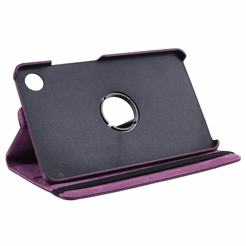 For Samsung Galaxy Tab A11 / A9 Case PU Leather Rotating Stand Tablet Cover - Purple