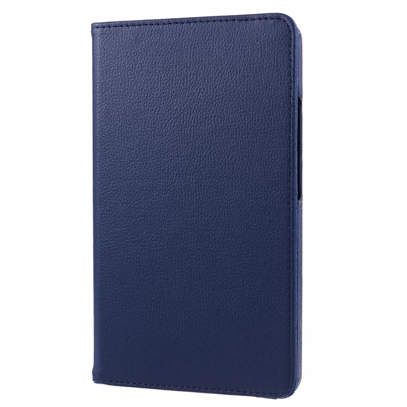 For Samsung Galaxy Tab A11 / A9 Case PU Leather Rotating Stand Tablet Cover - Dark Blue