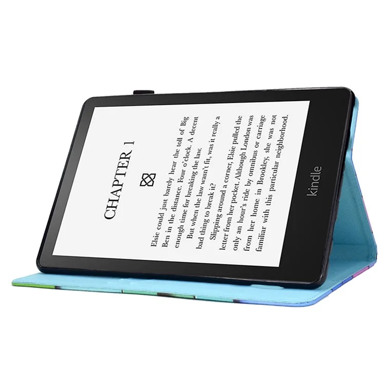 For Amazon Kindle 6" (2022) Case Pattern Printing Leather Wallet E-Reader Cover - Corgi