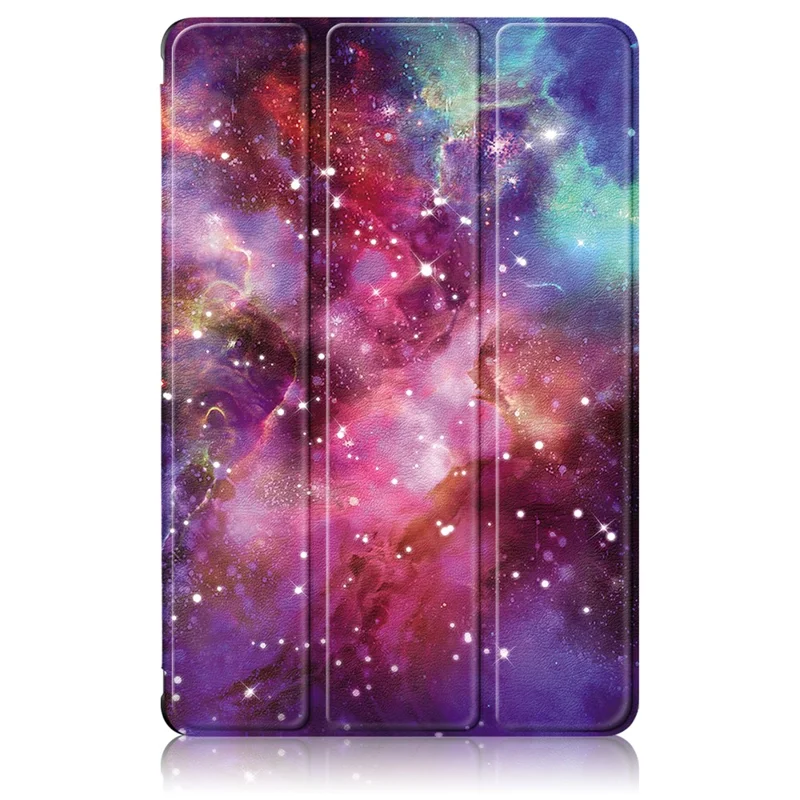 For Samsung Galaxy Tab A9+ x210 x216 Case Tri-fold Stand Pattern Printing Tablet Cover - Galaxy