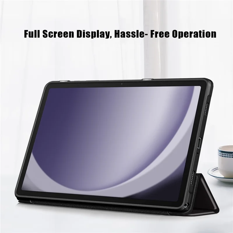 For Samsung Galaxy Tab A11+ / A9+ Case Tri-fold Stand Pattern Printing Tablet Cover - Don't Touch Me