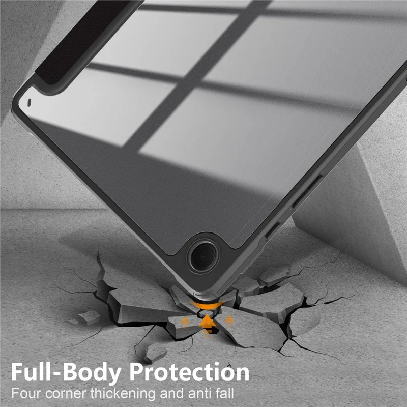 For Samsung Galaxy Tab A11+ / A9+ Case Tri-fold Stand Pattern Printing Tablet Cover - Don't Touch Me