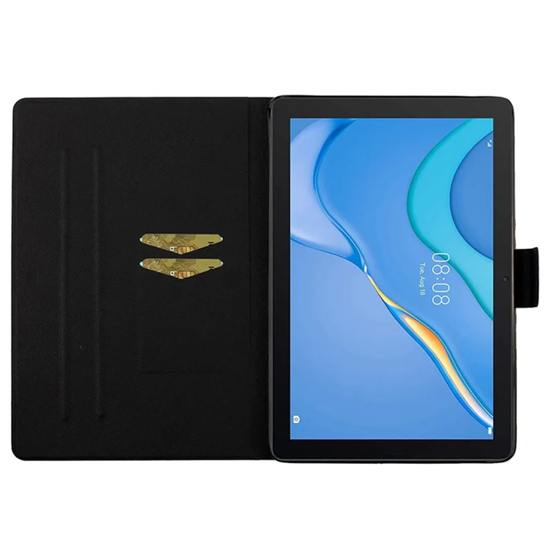 Til Samsung Galaxy Tab A9 Task Case med Kortlomme, Mønster, Tabletdække - 8-formet Stjernestykke