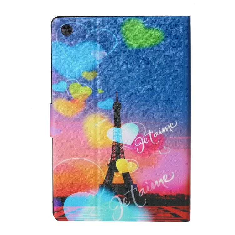 For Samsung Galaxy Tab A9 Case PU Leather Stand Tablet Cover - Tower