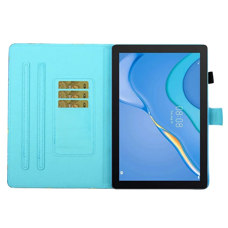 Für Samsung Galaxy Tab A9 Case Pattern Printing Tablet Cover mit Ständer - Sonnenblume