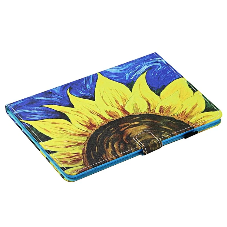 Für Samsung Galaxy Tab A9 Case Pattern Printing Tablet Cover mit Ständer - Sonnenblume