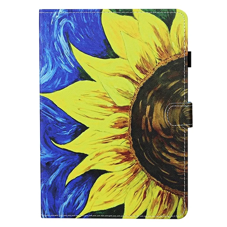 Für Samsung Galaxy Tab A9 Case Pattern Printing Tablet Cover mit Ständer - Sonnenblume