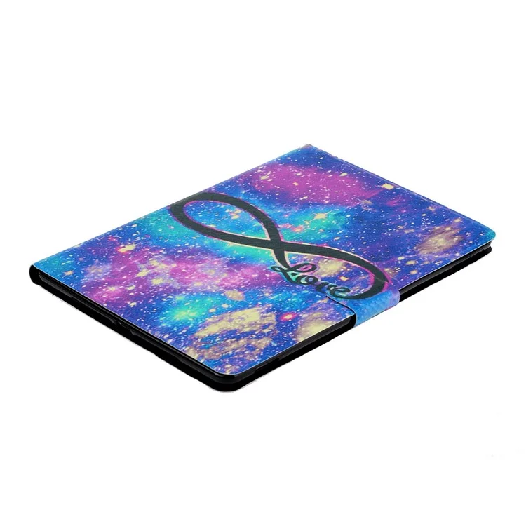 Für Samsung Galaxy Tab A9+ Case PU-Leder-Muster-Druckerei-Tablet-Cover - 8-Shape Starry Sky
