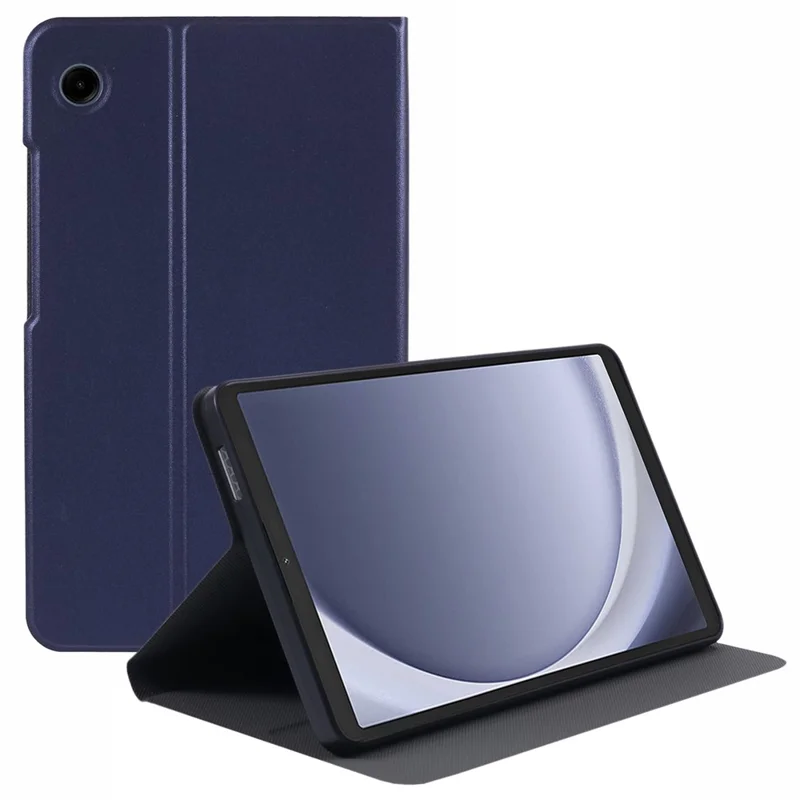 For Samsung Galaxy Tab A9 Tablet Case Anti-Drop PU Leather Flip Cover - Blue