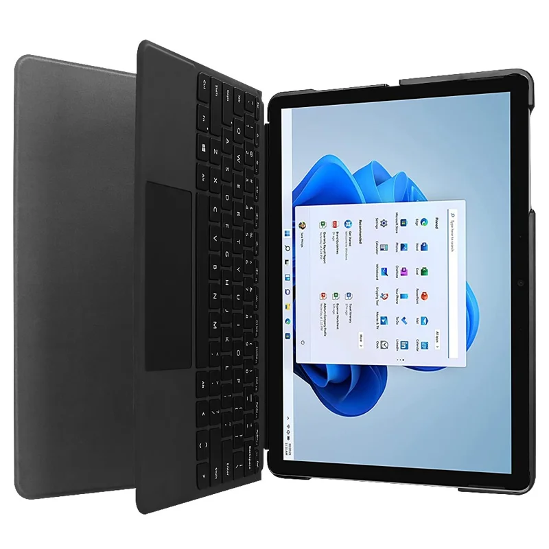 Para Microsoft Surface Go 4 Case Foldable PU Leather Stand Full Protection Cover - Branco