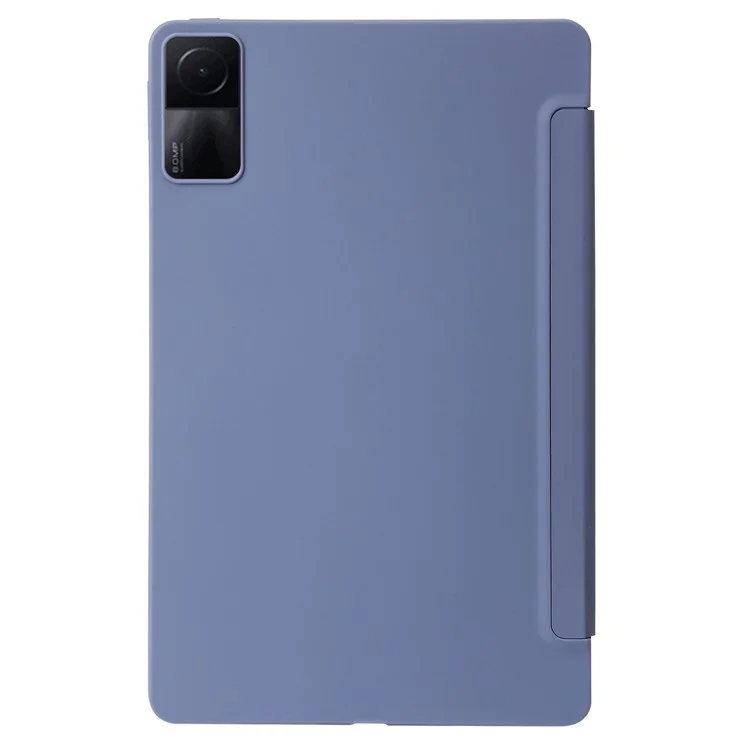 Für Xiaomi Redmi Pad SE Case PU Leder + Silikon Stand Stoßfeste Tablet-Abdeckung - Lila