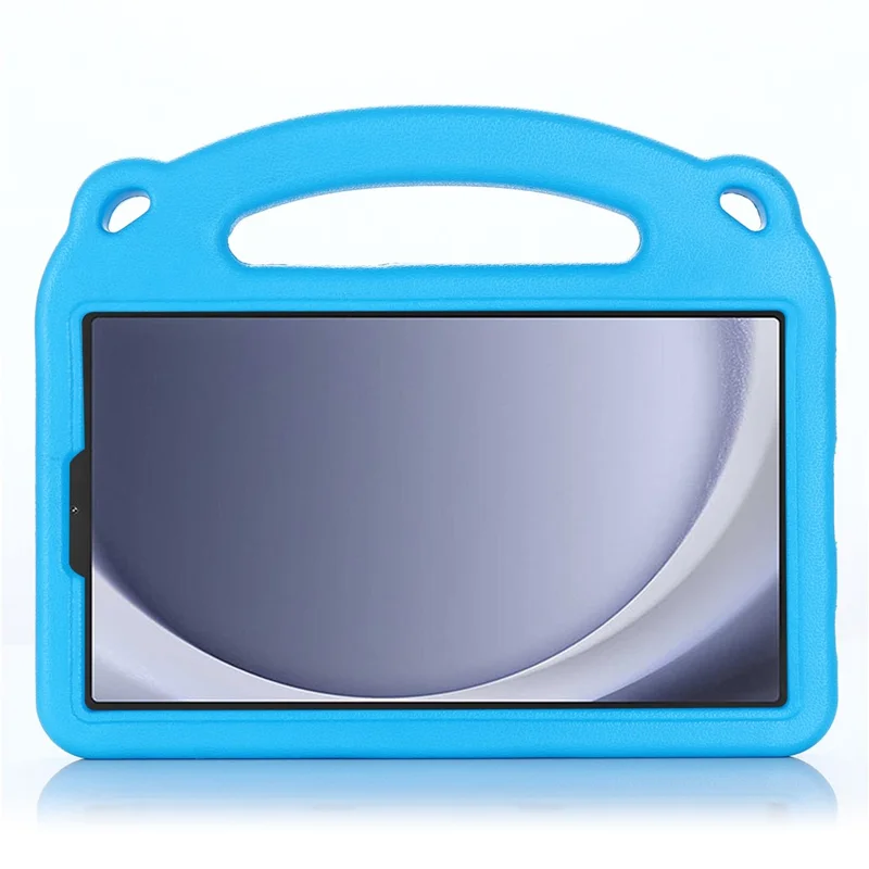 For Samsung Galaxy Tab A9 Case Cartoon Panda Kickstand Tablet EVA Cover - Black