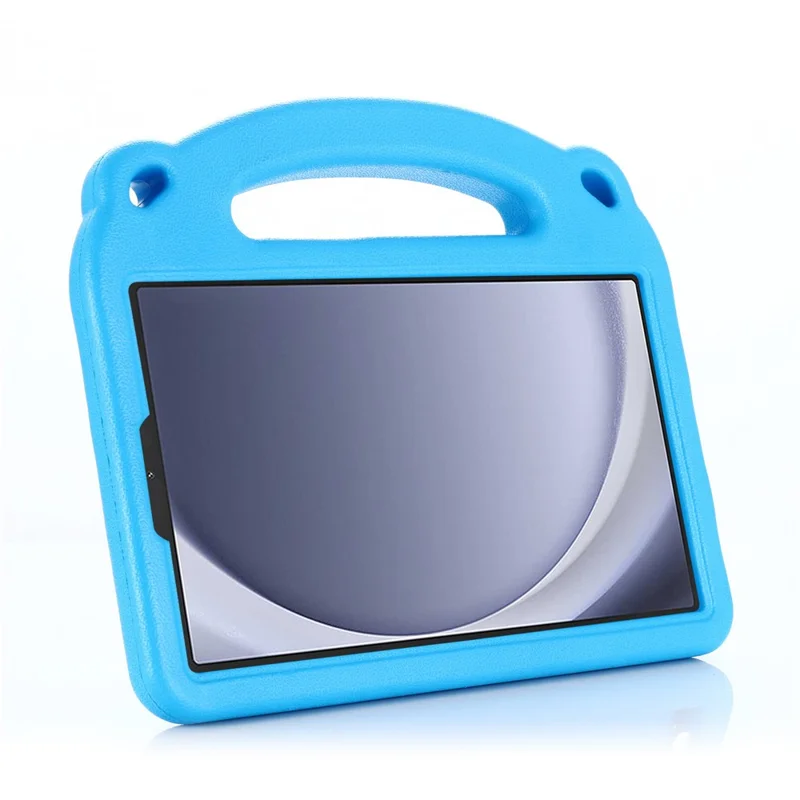 For Samsung Galaxy Tab A9 Case Cartoon Panda Kickstand Tablet EVA Cover - Black