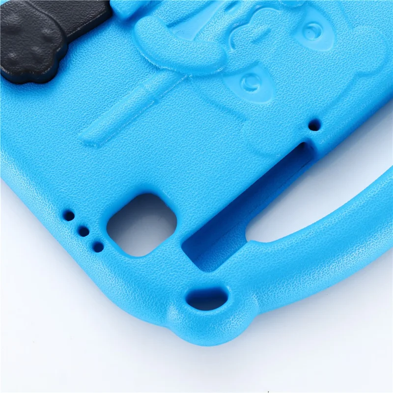 For Samsung Galaxy Tab A9 Case Cartoon Panda Kickstand Tablet EVA Cover - Black