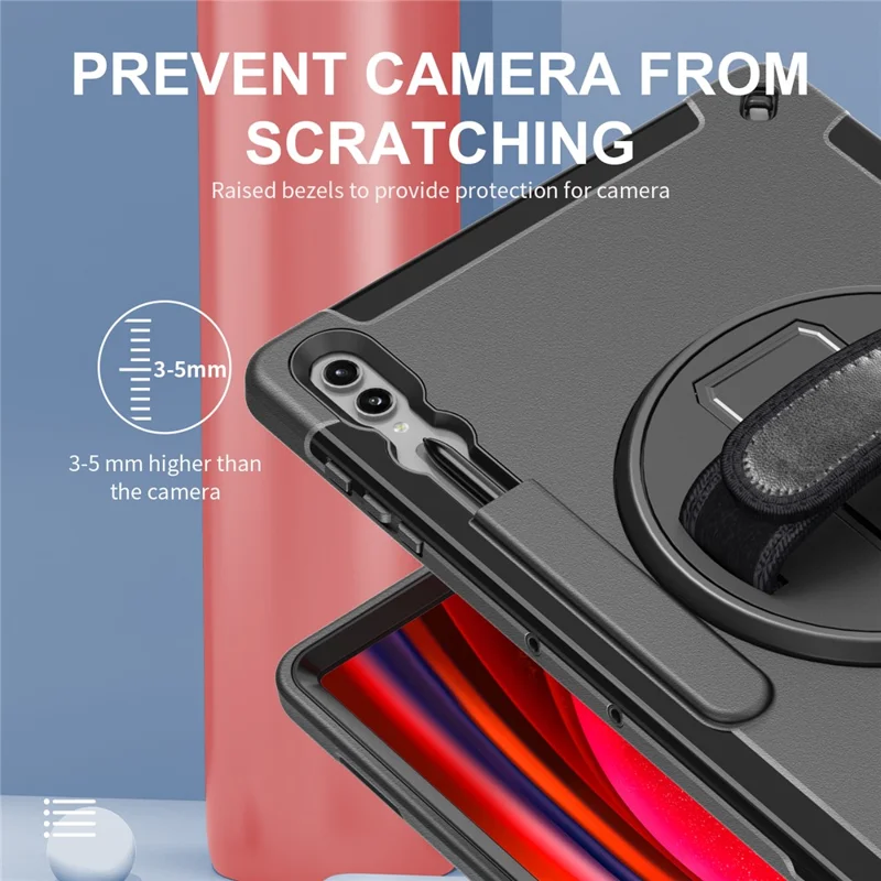 Per Samsung Galaxy Tab S9 Ultra Case Kickstand Tablet Cover con Slot per Penna / Tracolla