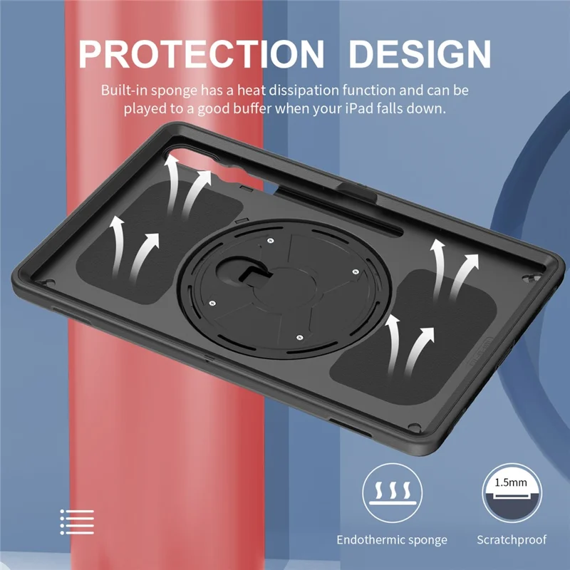 Per Samsung Galaxy Tab S9 Ultra Case Kickstand Tablet Cover con Slot per Penna / Tracolla