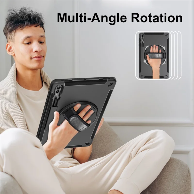 Per Samsung Galaxy Tab S9 Ultra Case Kickstand Tablet Cover con Slot per Penna / Tracolla