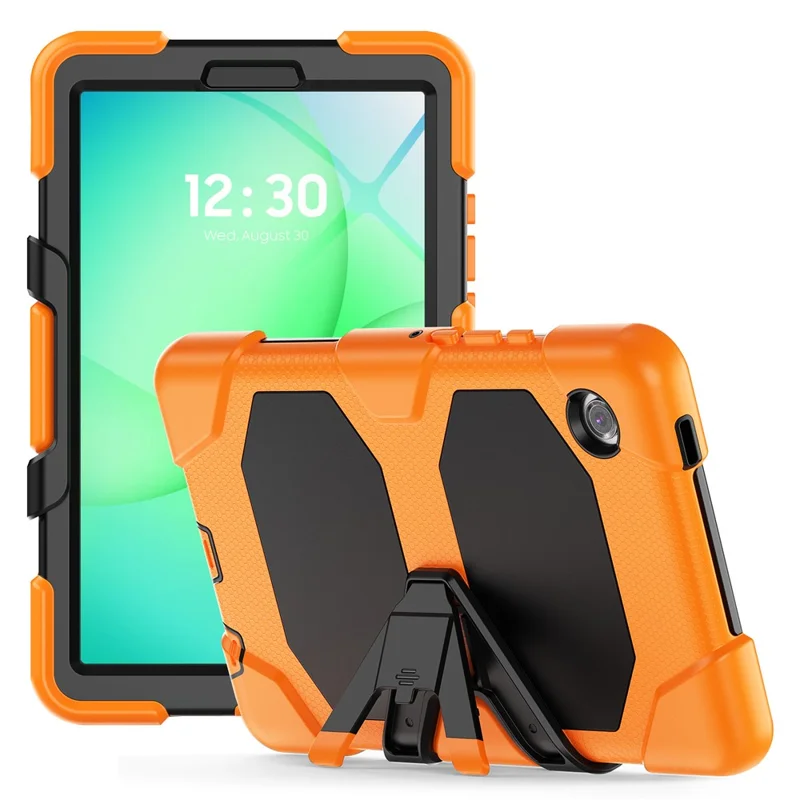 For Samsung Galaxy Tab A11 / A9 Cover PC+Silicone Anti-Fall Dustproof Tablet Case - Orange