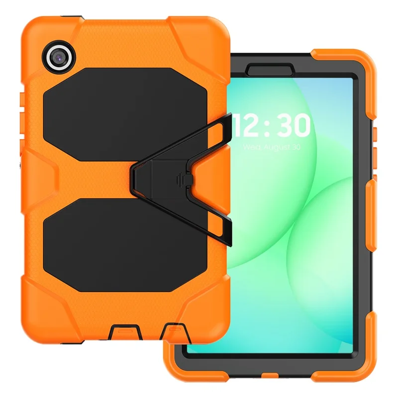 For Samsung Galaxy Tab A11 / A9 Cover PC+Silicone Anti-Fall Dustproof Tablet Case - Orange