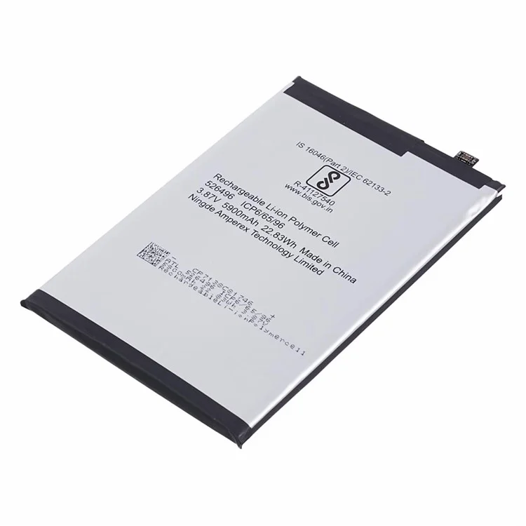 Für TECNO Spark 7 4G / 7T 4G 3,87 V 5850 mAh Li-Ionen-Polymer-Akku-Baugruppe (Encode: BL-58CT)