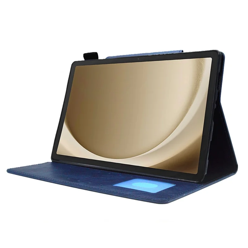 For Samsung Galaxy Tab A11+ / A9+ X210 / X215 / X216B Leather Case Stand Tablet Cover Wake / Sleep Enabled - Blue