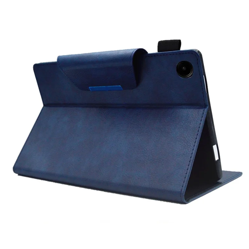 For Samsung Galaxy Tab A11+ / A9+ X210 / X215 / X216B Leather Case Stand Tablet Cover Wake / Sleep Enabled - Blue