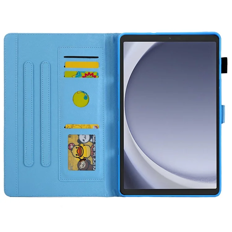 Pour Samsung Galaxy Tab A9 X110 / X115 Étui de support Flip Stand Housse en cuir PU Motif - Deux chats