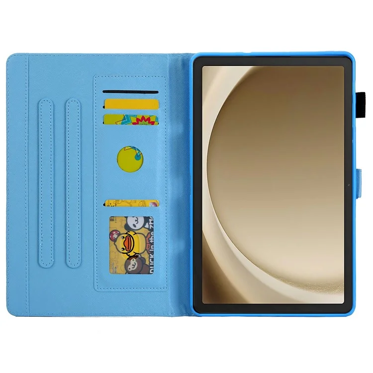 Для Samsung Galaxy Tab A9+ X210 / X215 / X216B PU Leather Stand Cover Smart Pattern Tablet Case - Starry Sky
