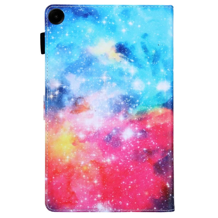 Для Samsung Galaxy Tab A9+ X210 / X215 / X216B PU Leather Stand Cover Smart Pattern Tablet Case - Starry Sky