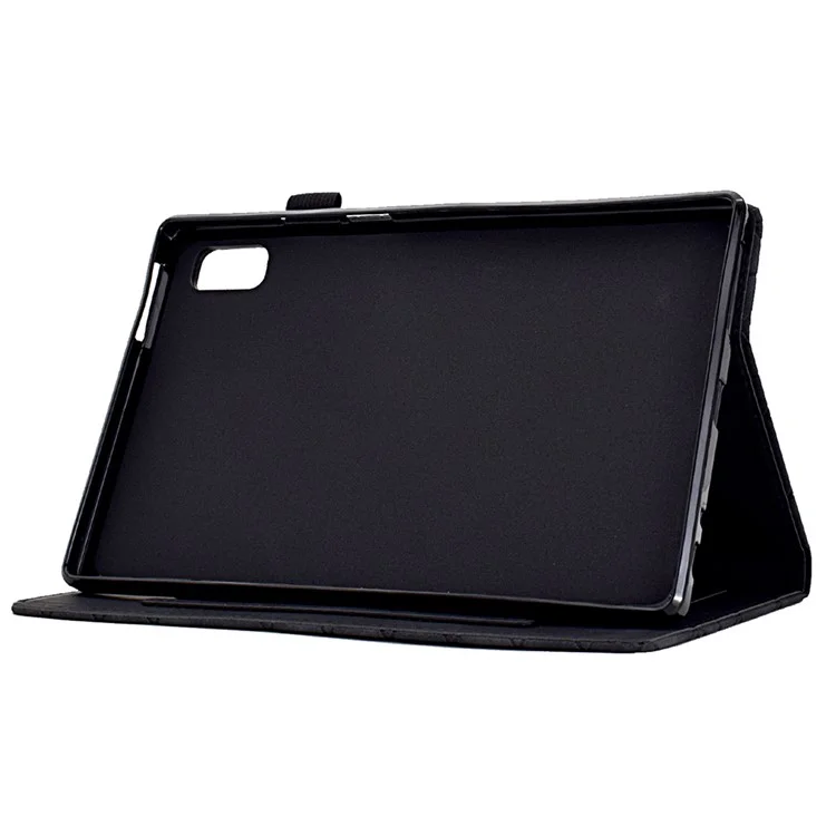 Pour Lenovo Tab P11 Gen 2 TB-350 Étui en cuir PU Fentes pour cartes Support tablette - Noir