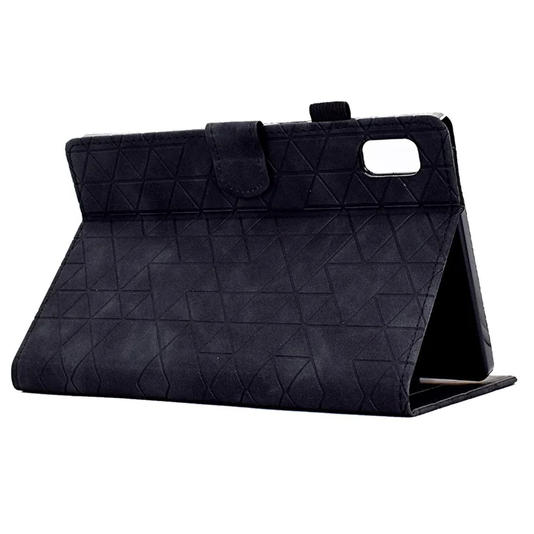 Pour Lenovo Tab P11 Gen 2 TB-350 Étui en cuir PU Fentes pour cartes Support tablette - Noir