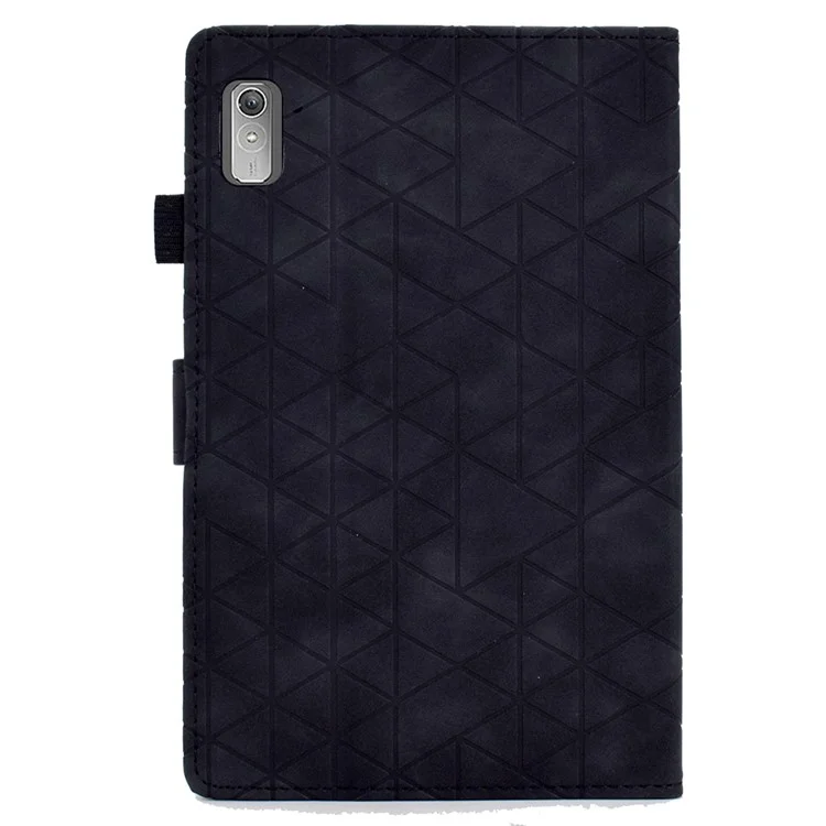 Pour Lenovo Tab P11 Gen 2 TB-350 Étui en cuir PU Fentes pour cartes Support tablette - Noir