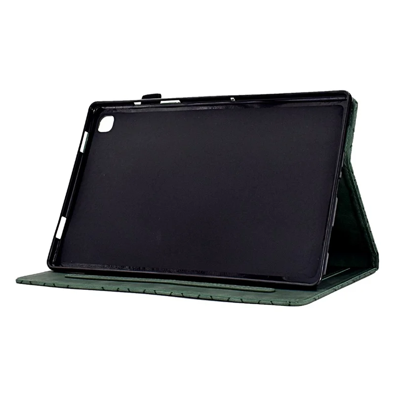 For Samsung Galaxy Tab A7 Lite 8.7-inch T220 / T225 Shockproof Case Auto Wake / Sleep PU Leather Stand Cover - Green