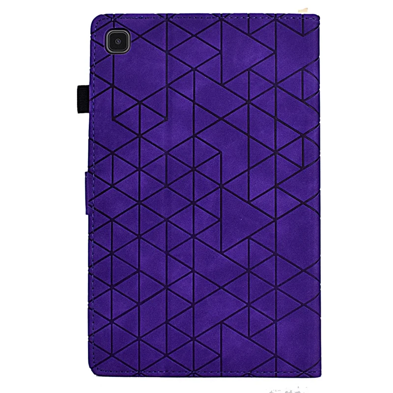 Para Samsung Galaxy Tab A7 Lite 8.7-inch T220 / T225 Capa à Prova de Choque Auto Wake / Sleep PU Leather Stand Cover - Roxo