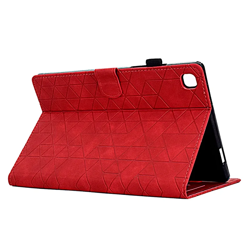 For Samsung Galaxy Tab A7 Lite 8.7-inch T220 / T225 Shockproof Case Auto Wake / Sleep PU Leather Stand Cover - Red