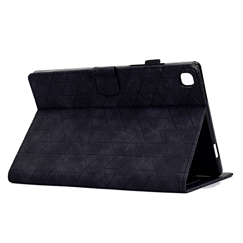For Samsung Galaxy Tab A7 Lite 8.7-inch T220 / T225 Shockproof Case Auto Wake / Sleep PU Leather Stand Cover - Black