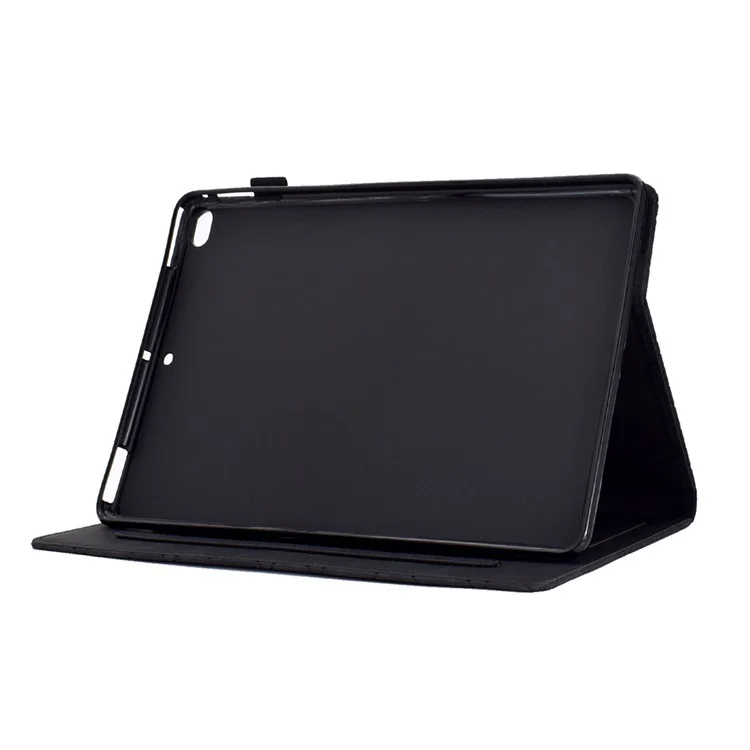 Para iPad Air (2013) / Air 2 / iPad 9.7 pulgadas (2017) / (2018) Funda Ranura para Tarjeta Protección Total Cuero PU Flip Cover - Negro