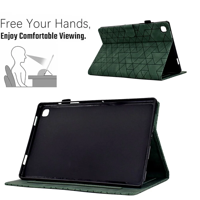 For iPad 10.2 (2019) / (2020) / iPad Air 10.5 inch (2019) / iPad Pro 10.5-inch (2017) Case PU Leather Shockproof Tablet Cover - Green