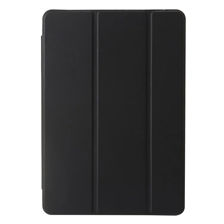 Pour Huawei MatePad 11 (2021) / (2023) Étui en cuir + TPU + Housse de protection en acrylique transparent à triple pli - Noir
