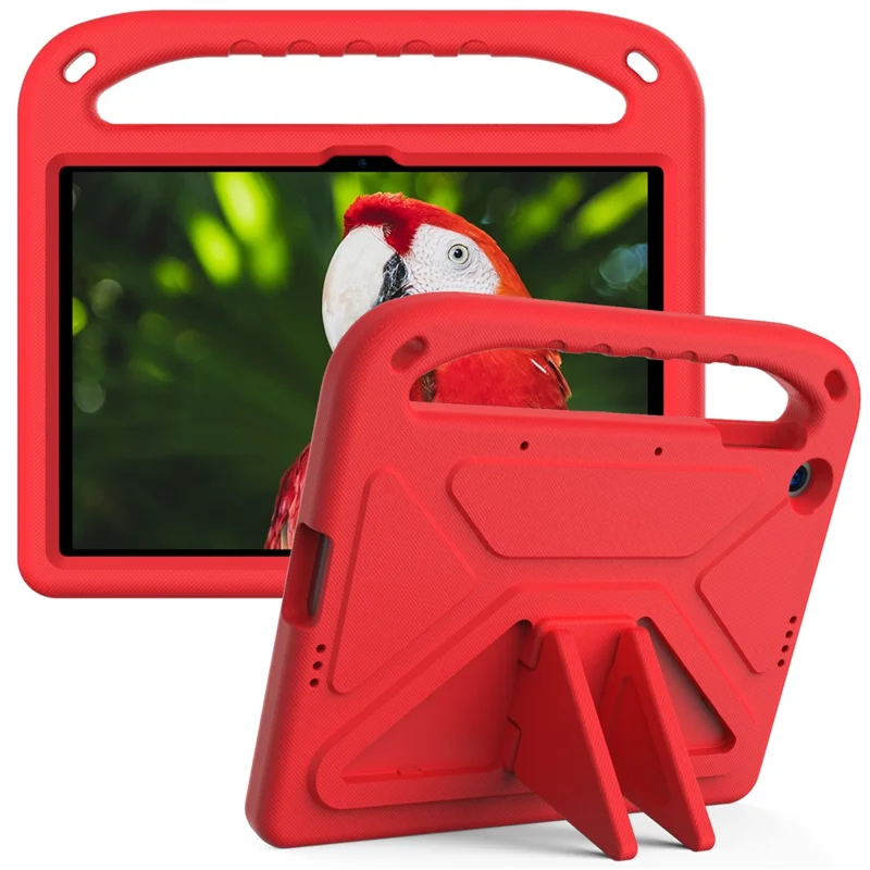 For Honor Pad X8  Kickstand Cover Kids-Friendly EVA Tablet Case with Handle - Red
