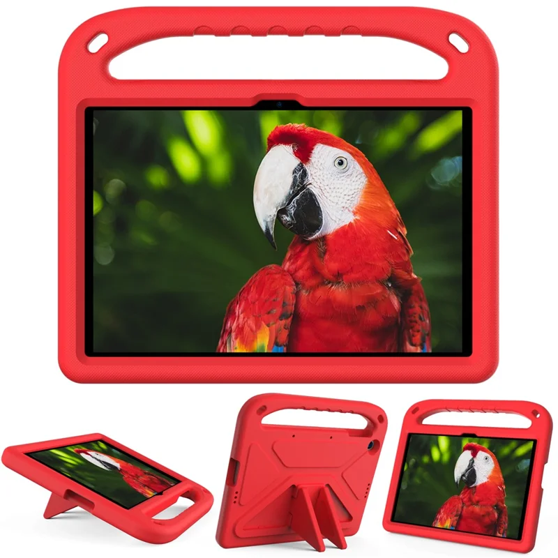For Honor Pad X8  Kickstand Cover Kids-Friendly EVA Tablet Case with Handle - Red
